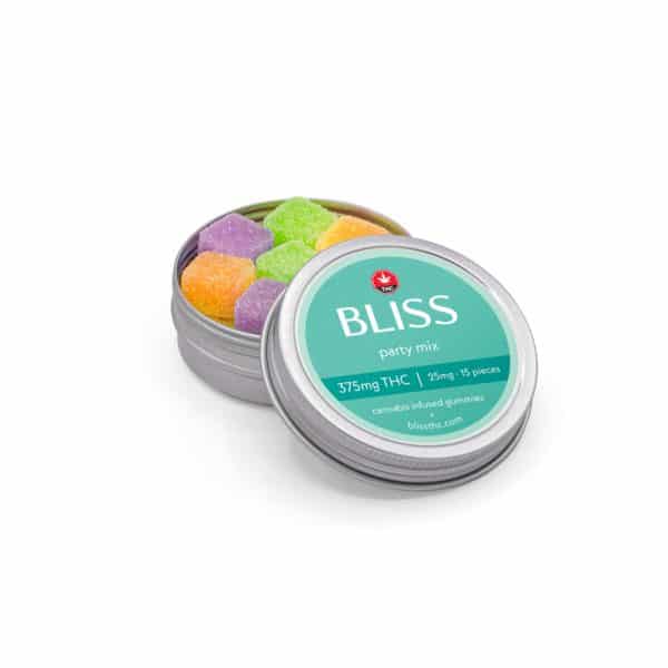 Bliss Gummies Party Mix 375mg THC