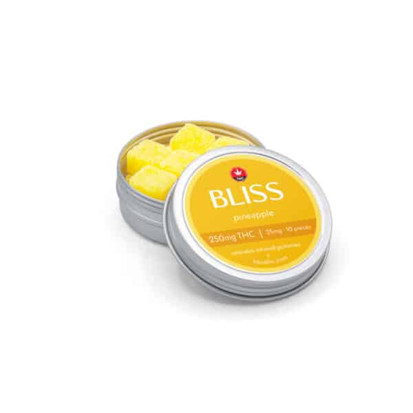 Bliss Gummies Pineapple 250mg