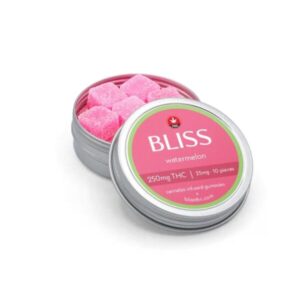 Bliss Gummies Watermelon 250mg THC