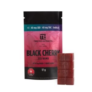 Twisted Extracts Black Cherry 1:1 THC/CBD Indica Bomb