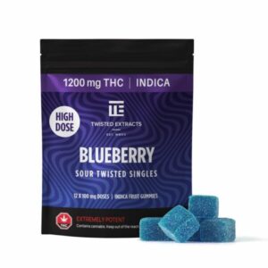 Twisted Extracts High Dose Blueberry THC – 1200mg (Indica)