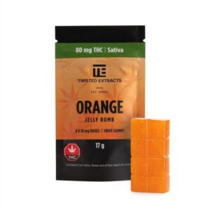Twisted Extracts Orange Jelly Bomb Sativa