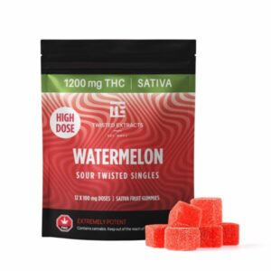 Twisted Extracts High Dose Watermelon THC – 1200mg (Sativa)