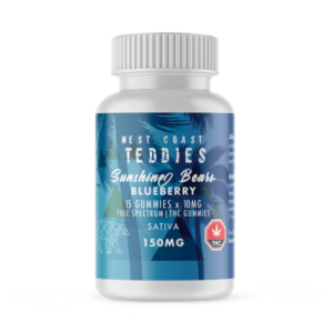 West Coast Teddies Blueberry – Sativa 150mg THC