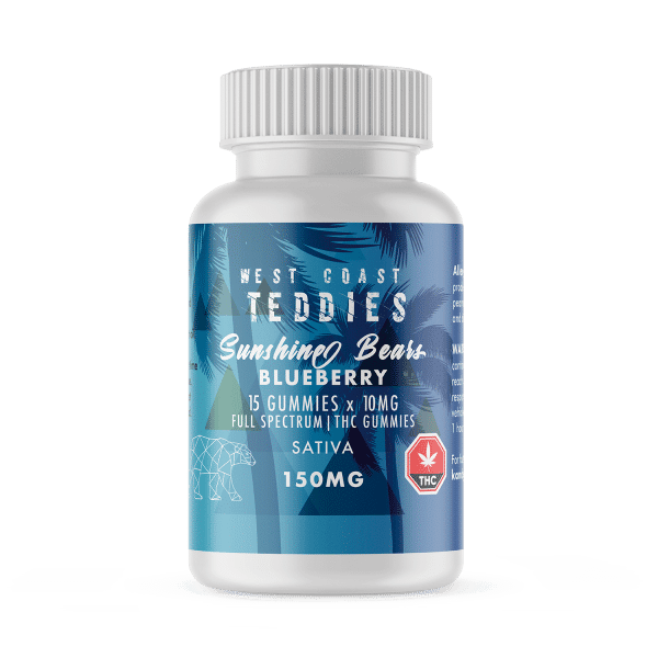 West Coast Teddies Blueberry – Sativa 150mg THC