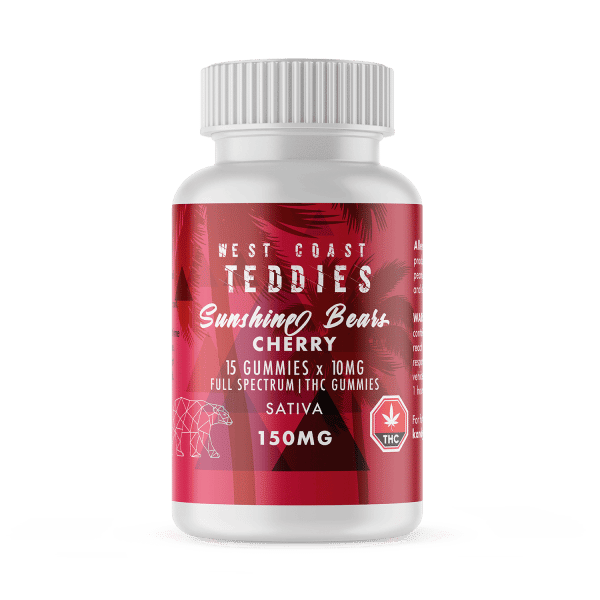 West Coast Teddies Cherry – Sativa 150mg THC