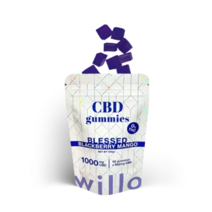 Willo 1000mg CBD – Blackberry Mango Gummies