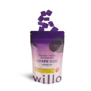 Willo 1000mg THC – Grape Goo (Night) Gummies