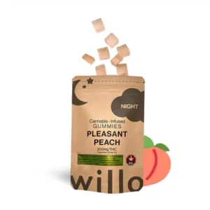 Willo 200mg THC – Pleasant Peach (Night) Gummies