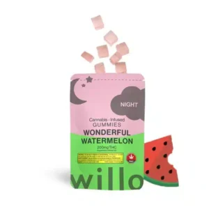 Willo 200mg THC – Wonderful Watermelon (Night) Gummies