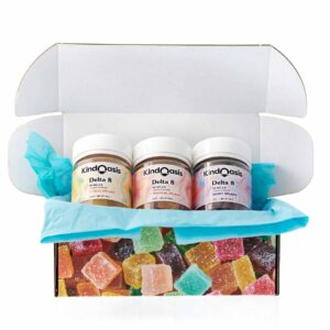 Delta 8 THC Gummy Flight W- Gift Box