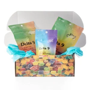 Delta 9 THC Gummy Flight W- Gift Box