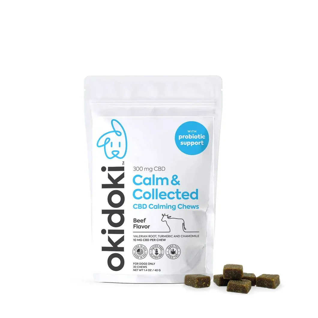 Okidoki CBD Pet Chews - Calm & Collected